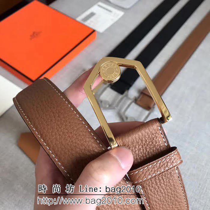愛馬仕HERMES 2.0升級版 Hermes-LICOL BELT 官網同步 原版皮高端男士皮帶 HHG1538